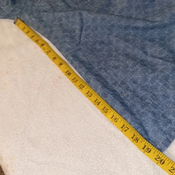 Duluth Trading blouse pullover 1/4 button down long sleeve swirl print Sz medium - Picture 2 of 9